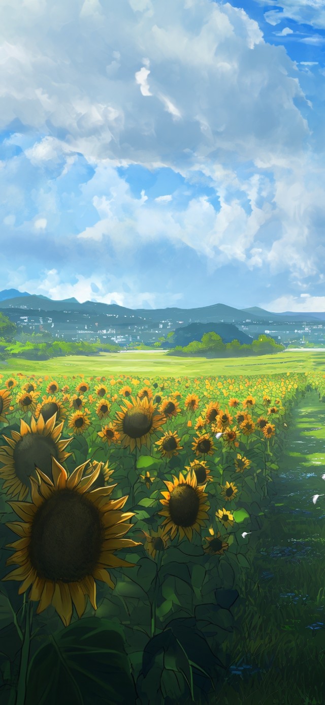 治愈 向日葵花海