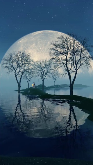 禅意--海上明月