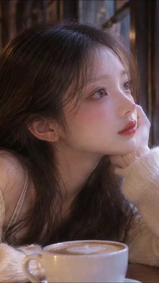 甜系美女