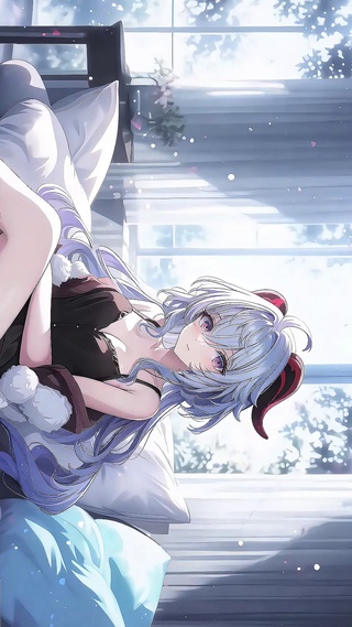 【4K】甘雨丨惬意午后丨