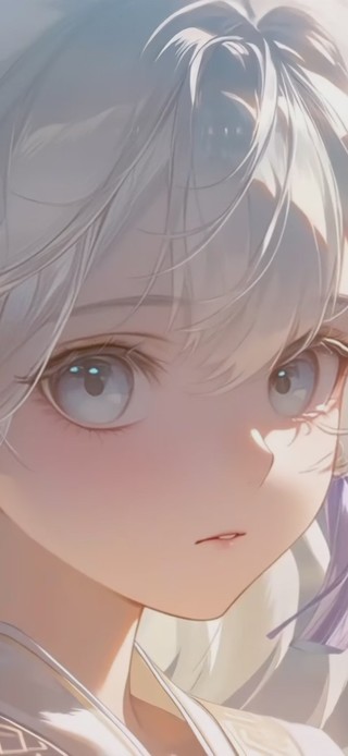 古风白发少女