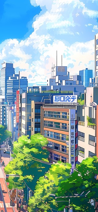 日系风小镇