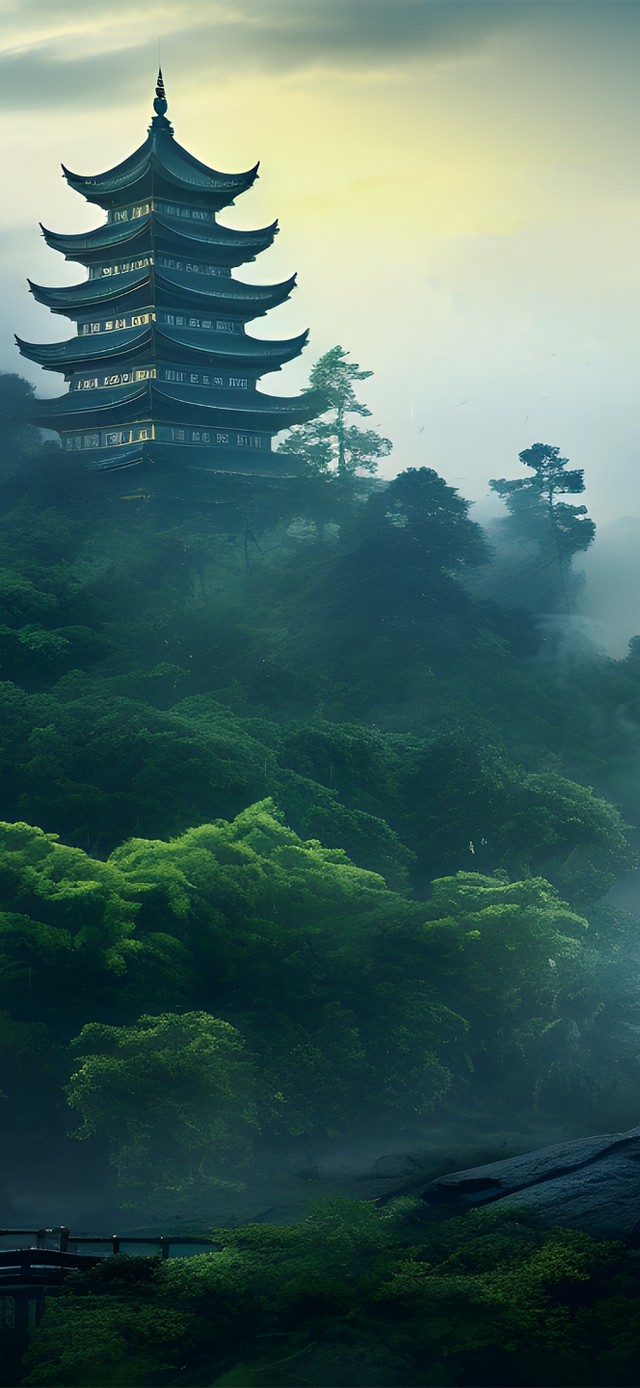 云雾山庄小雨飘
