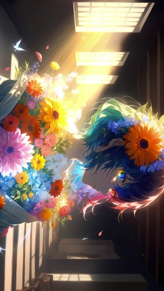 花朵女孩