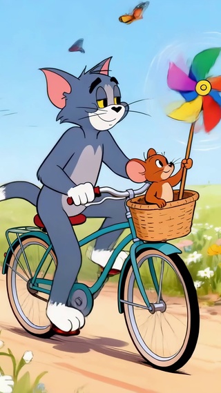 花海骑行-汤姆杰瑞