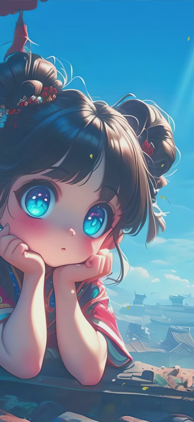 可爱动漫小女孩
