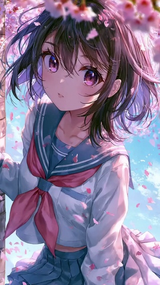 二次元萝莉女孩
