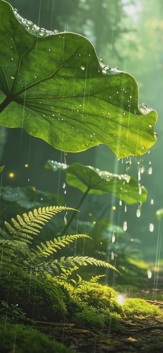 护眼：雨后森林