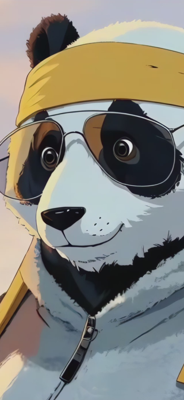 花漾壁纸|帅气的大熊猫