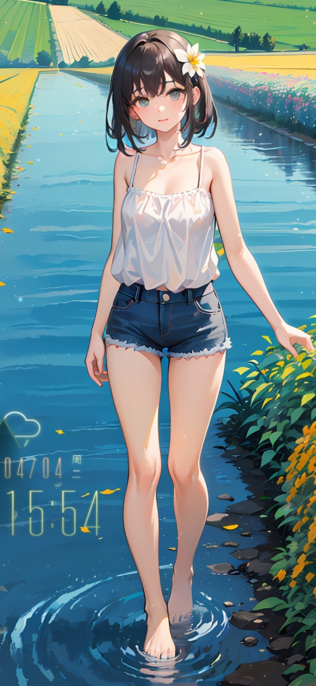 4k浪漫夏日少女