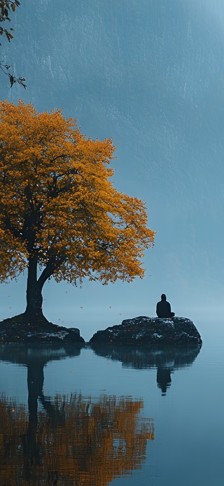禅影秋波