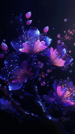 水晶花卉3