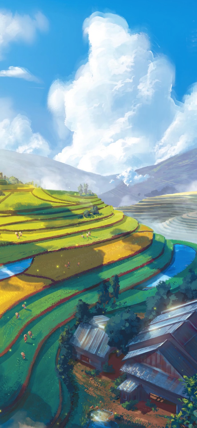 唯美治愈希望田野