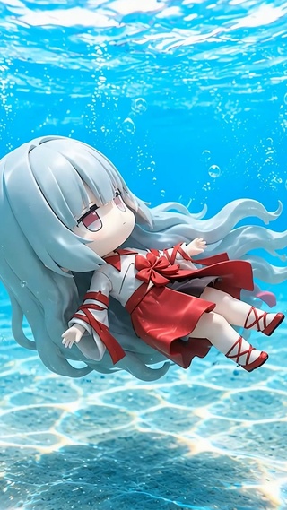 水中女孩