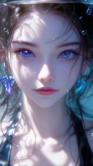 眼睛里闪烁着星星