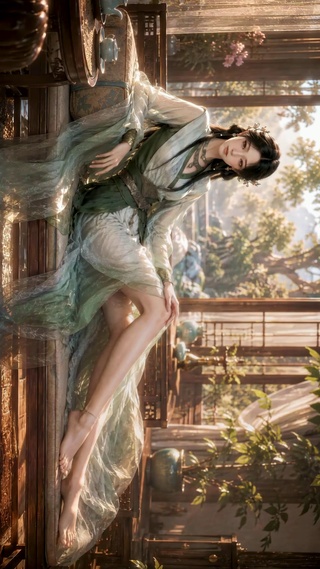 古风雅致青衣美人