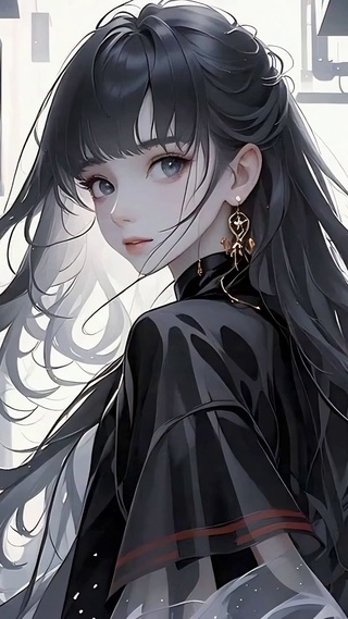 惜别回眸少女