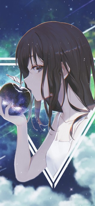 流星下的苹果少女