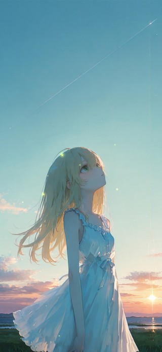 唯美金发少女