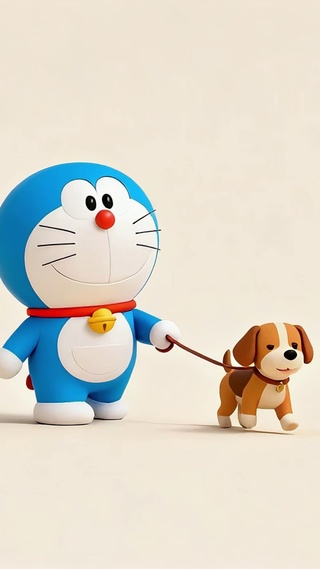 蓝胖子的遛狗时光