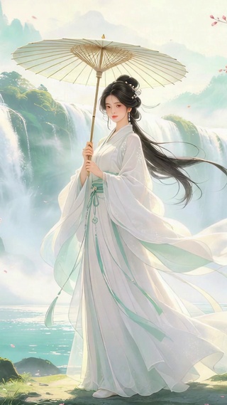 清新古风美女
