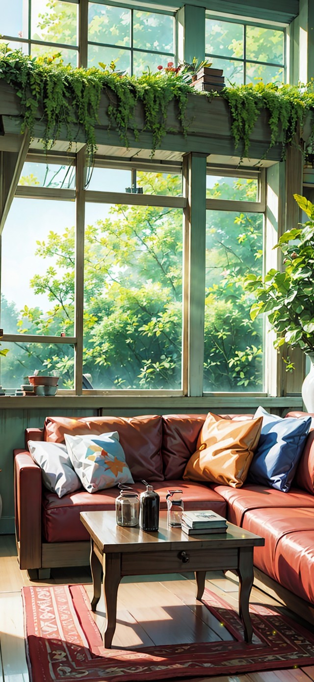 4K治愈客厅房间