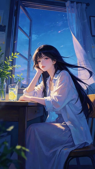 长发美女壁纸