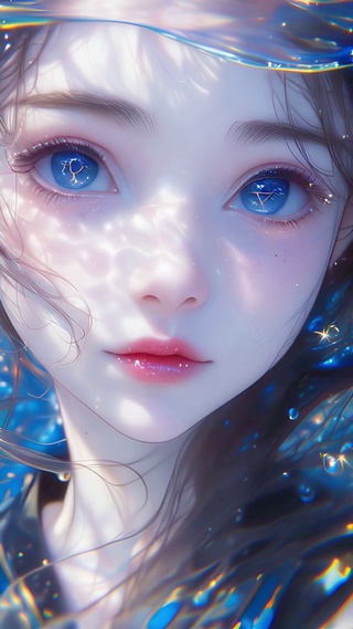 星瞳少女 · 冷蓝水瞳