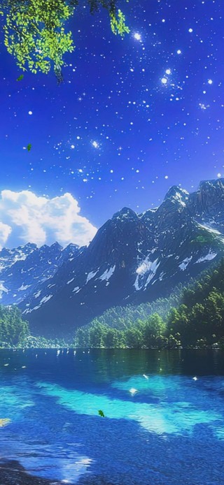 护眼绿景