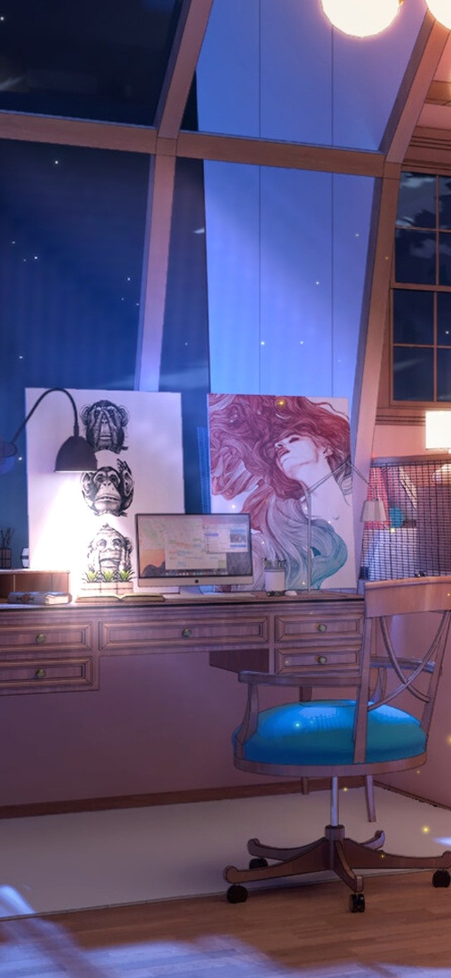 治愈夜晚安静的房间