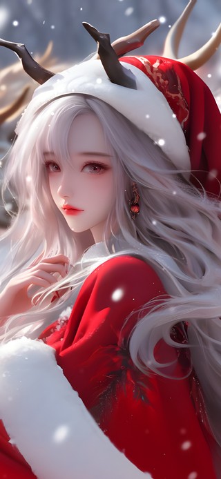 冰雪美人如画