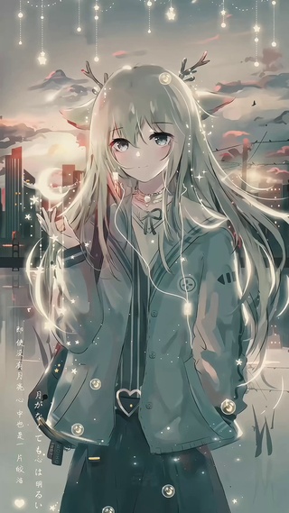 时尚可爱女孩4k