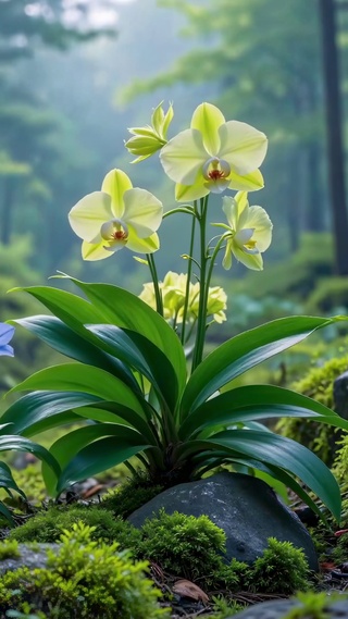 兰花森林苔藓秘境