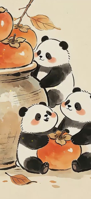 可爱熊猫