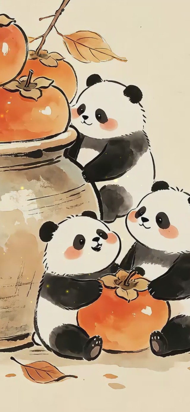 可爱熊猫