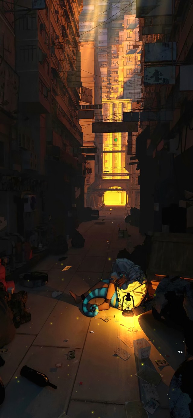 4K唯美夕阳城邦在废墟之上