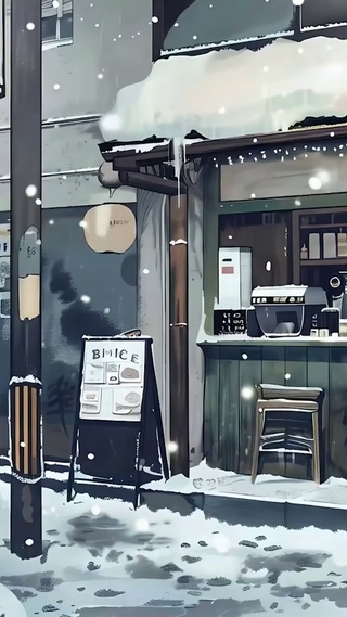雪景树木