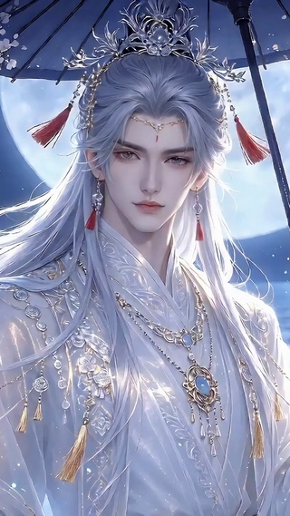月夜仙君美男