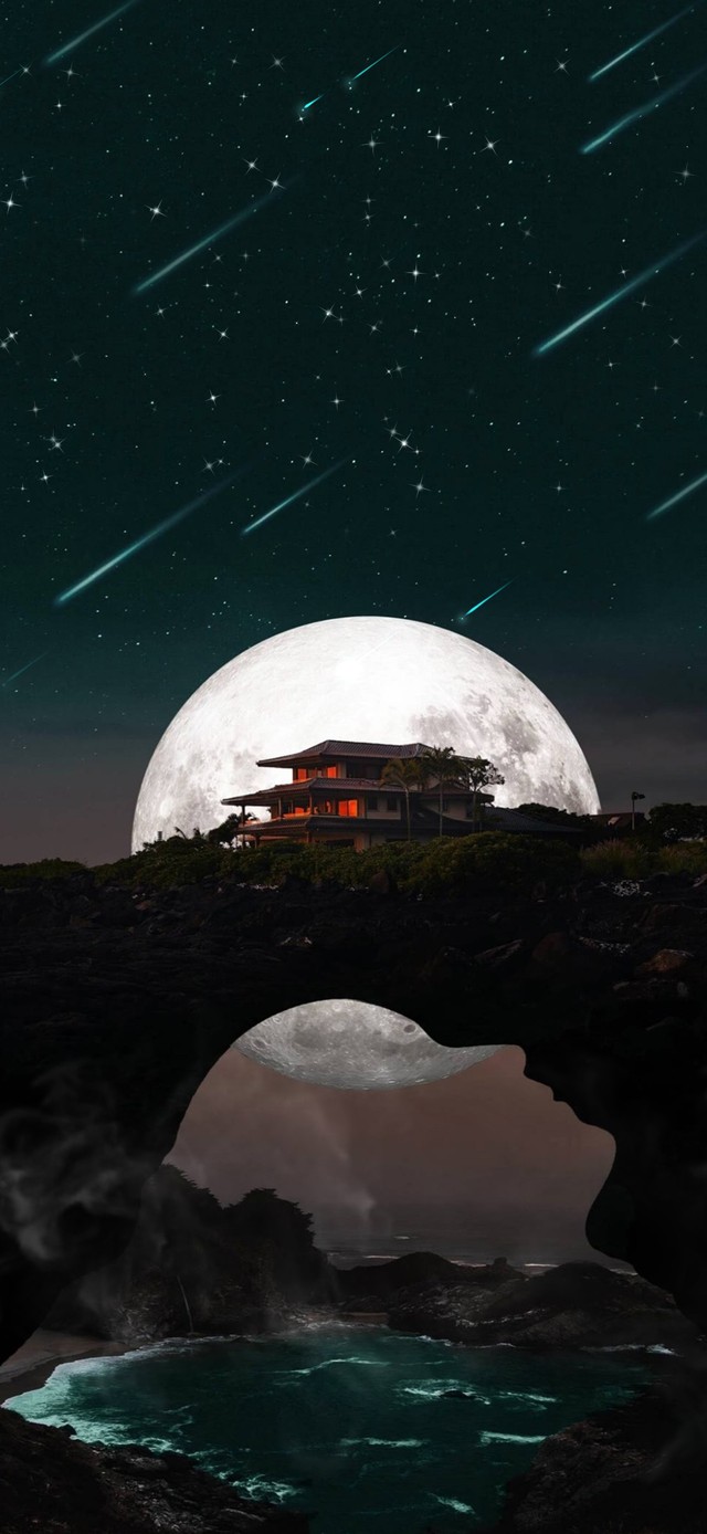 4K唯美 星河月下