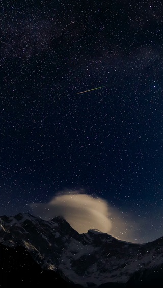 流星夜晚