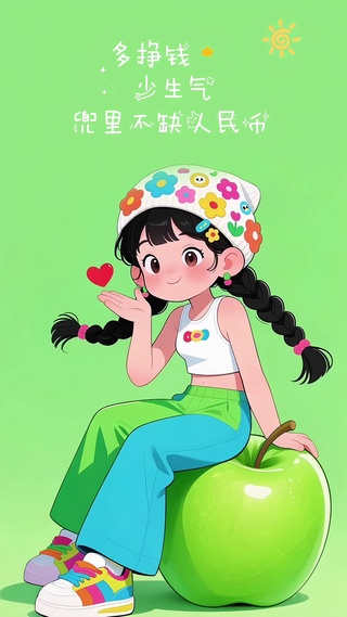 多挣钱 少生气 