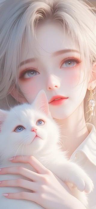 公主和猫咪