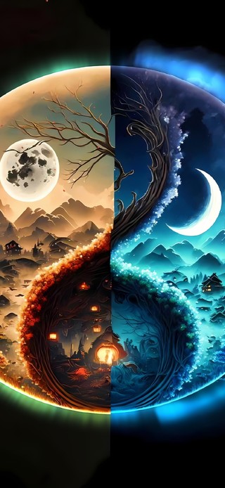 太极 天地自然之图