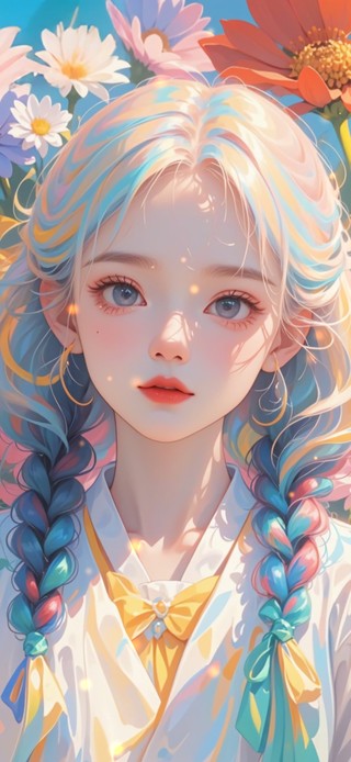 4K 花仙子动漫女生