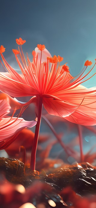 艺术创意设计烟雾缭绕彼岸花01