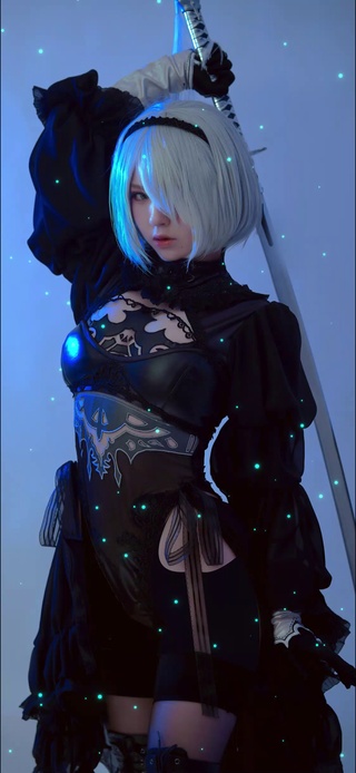 2B 小姐姐美女cosplay 【作品均有工程文件🈲️转载】