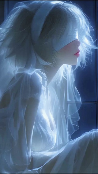 夜色治愈月光少女