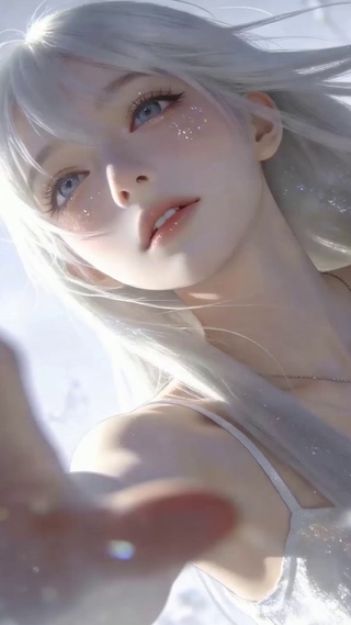 白发女孩