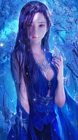 摘下面具的美女