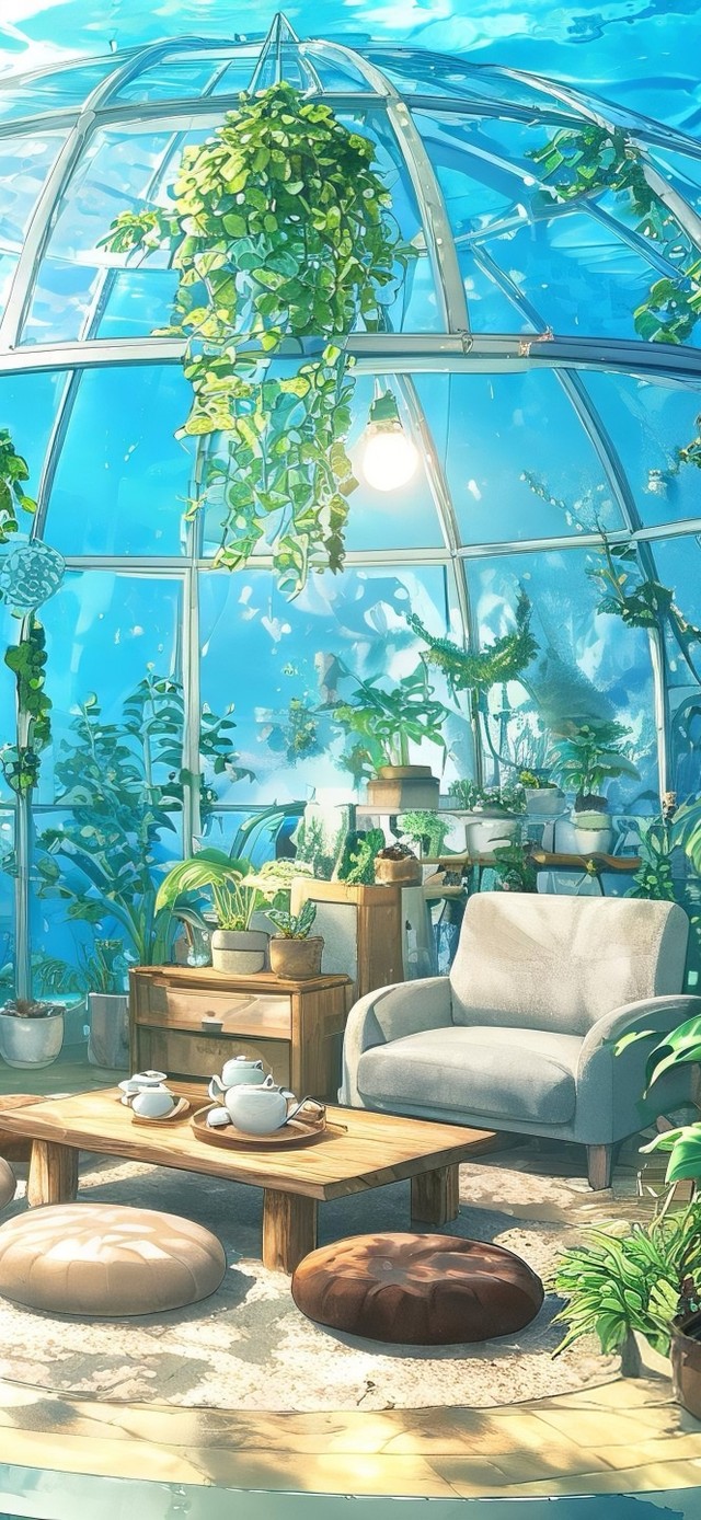 海底玻璃小屋